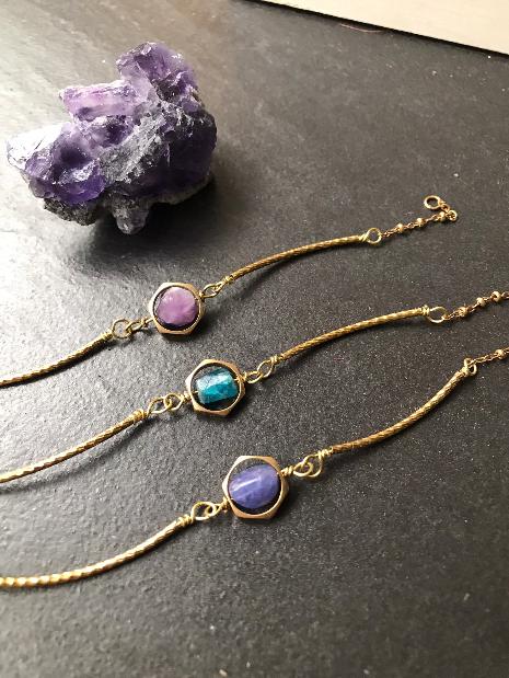 許願星球原礦黃銅手鍊